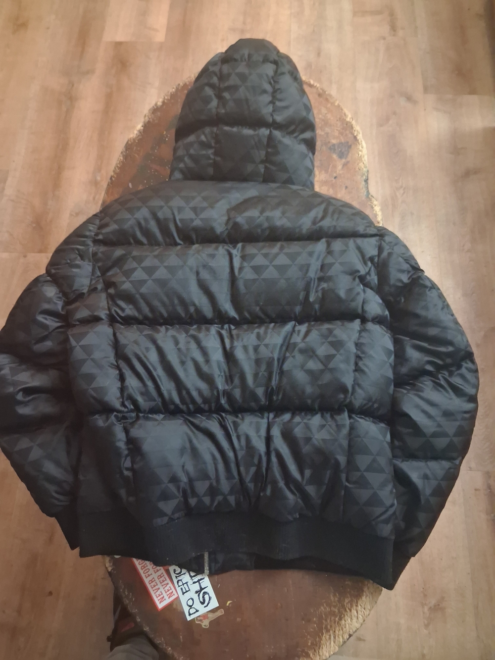Prada Black Quilted Hooded Puffer Jacket - Picture 2 of 16